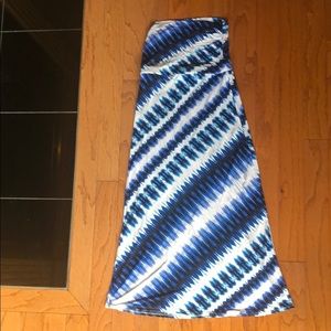 Laundry tie-dye maxi